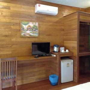 A television and/or entertainment center at Suntisook Resort
