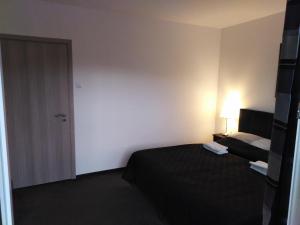 Postel nebo postele na pokoji v ubytování Filsdeger Ház - Central Rooms & Apartmans