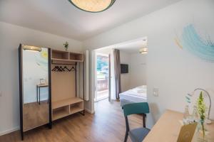 Postel nebo postele na pokoji v ubytování Hotel & Restaurant Mühlenglück