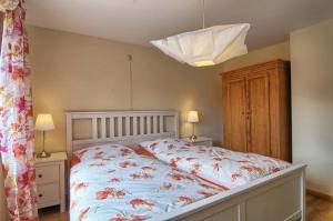 Postel nebo postele na pokoji v ubytování Ferienwohnung an der Elz