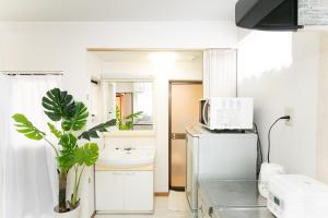 A cozinha ou kitchenette de Yokkaichi Nishishinchi Hotel