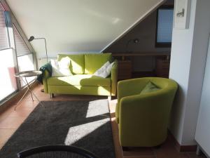 Posezení v ubytování Ferienwohnung Haus am Barg