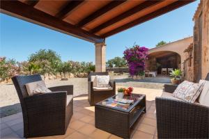 A seating area at Can Miquel