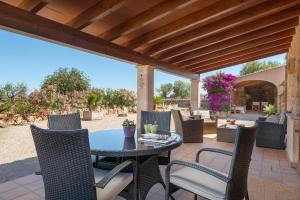 A garden outside Can Miquel