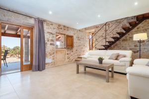 A seating area at Can Miquel
