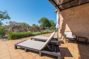 A garden outside Can Miquel