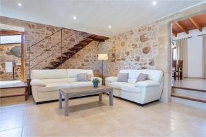 A seating area at Can Miquel