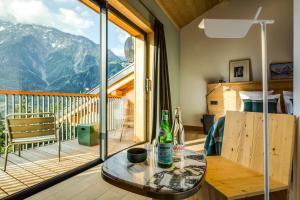 Nespecifikovaný výhled na hory nebo výhled na hory při pohledu z bed and breakfast