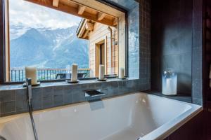 Nespecifikovaný výhled na hory nebo výhled na hory při pohledu z bed and breakfast