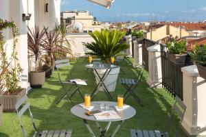 Balkón nebo terasa v ubytování Hôtel Byakko Nice