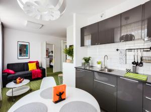 Kuchyňa alebo kuchynka v ubytovaní B&B Julinek Park