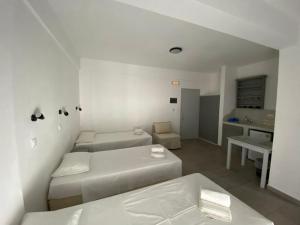 TV a/nebo společenská místnost v ubytování Deep Blue Rooms & Apartments