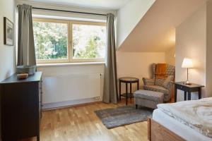 Postel nebo postele na pokoji v ubytování Luční apartmán Tymiána