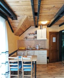 Kuchyň nebo kuchyňský kout v ubytování Apartment Tarski konaci