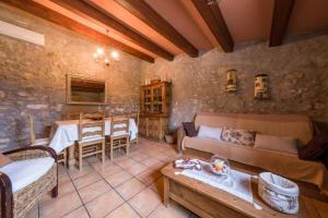 Posezení v ubytování Casa rural lo Maset de Carmeta