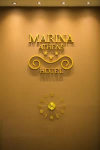 Ein Zertifikat, Auszeichnung, Logo oder anderes Dokument, das in der Unterkunft Hotel Marina ausgestellt ist