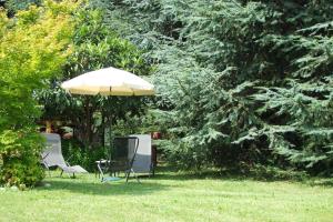 A garden outside Monolocali In Casa Con Giardino Bellagio