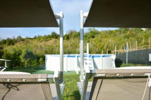 A balcony or terrace at La Silvana B&B
