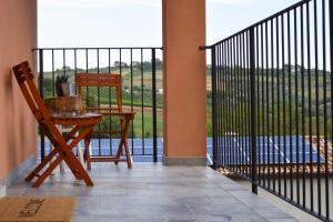A balcony or terrace at La Silvana B&B