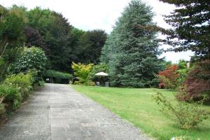 A garden outside Monolocali In Casa Con Giardino Bellagio