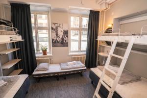 Кровать или кровати в номере STF Hostel Stigbergsliden