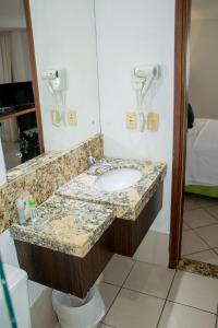 Koupelna v ubytování Quality Suites Natal