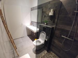 Koupelna v ubytování villa Lorenza