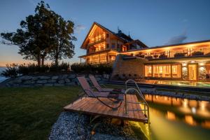 Vonkajšia záhrada v ubytovaní Gipfelhaus Magdalensberg
