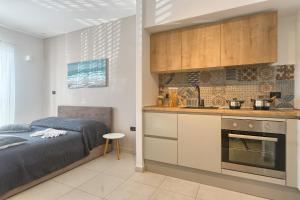 Küche/Küchenzeile in der Unterkunft Adriatic Apartments Fažana