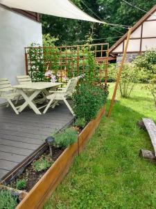 Zahrada ubytování Apartament przy Kamiennej Chacie
