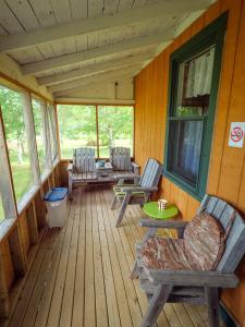 Tracadie Cottages的休息区