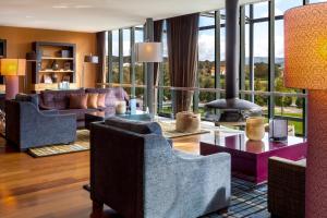 Część wypoczynkowa w obiekcie Oca Vila de Allariz Hotel Balneario