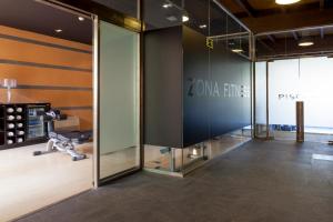 Centrum fitness w obiekcie Oca Vila de Allariz Hotel Balneario
