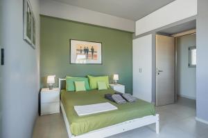 Cama ou camas em um quarto em Villa Iris