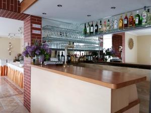 De lounge of bar bij Pensjonat Christel