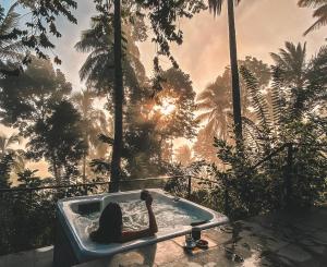 Landskap semula jadi dekat dengan resort