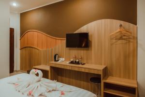 Voodi või voodid majutusasutuse panfila hotel toas