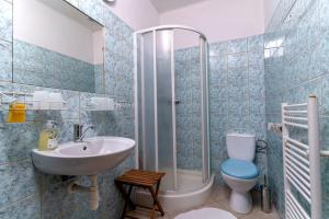 A bathroom at Pěkná Vyhlídka