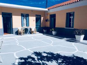 A patio or other outdoor area at Traditional House “AVLI”