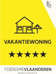 Certifikát, hodnocení, plakát nebo jiný dokument vystavený v ubytování Gastenverblijf ‘t Landsheertje