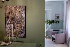 Posezení v ubytování Magnolia - Apartment in Kalamata