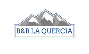 ein Logo für bbc quebec mit Bergen im Hintergrund in der Unterkunft La quercia B&B in Abbateggio