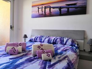 Posteľ alebo postele v izbe v ubytovaní A 20 metri dalla Spiaggia