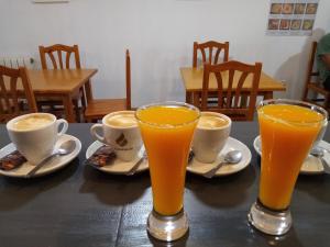 Nápoje v ubytování Hostal As Margaritas