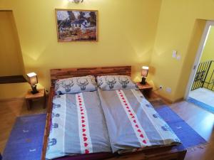 Letto o letti in una camera di Cà di Noni