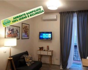 A television and/or entertainment centre at GELSO HOME