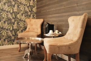 Posezení v ubytování Lapland Lodge