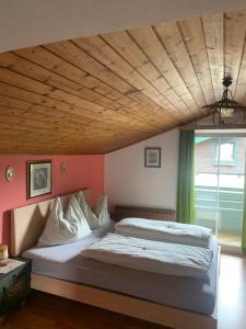 Postel nebo postele na pokoji v ubytování Haus Kaindl