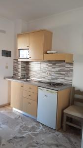 Dapur atau dapur kecil di Luis Apartments