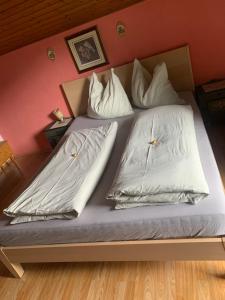 Postel nebo postele na pokoji v ubytování Haus Kaindl